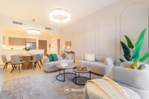 Manzil - 2BR Apartment with Maid's Room and Burj View in Downtown, Dubai
